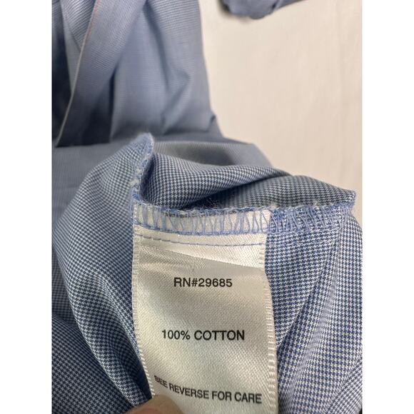 Pendleton Shirt Dress 100% Cotton Pinup Rockabilly Casual Light Blue 6 Petite - Picture 5 of 6